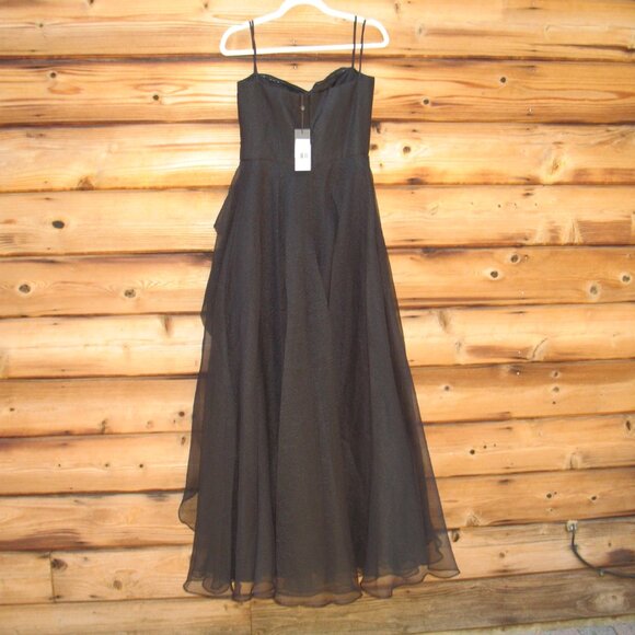 Theia Teresa Draped Gown - Picture 7 of 11